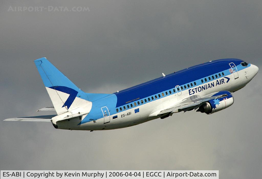 ES-ABI, 1998 Boeing 737-5L9 C/N 29234, Soaring away from 06L.