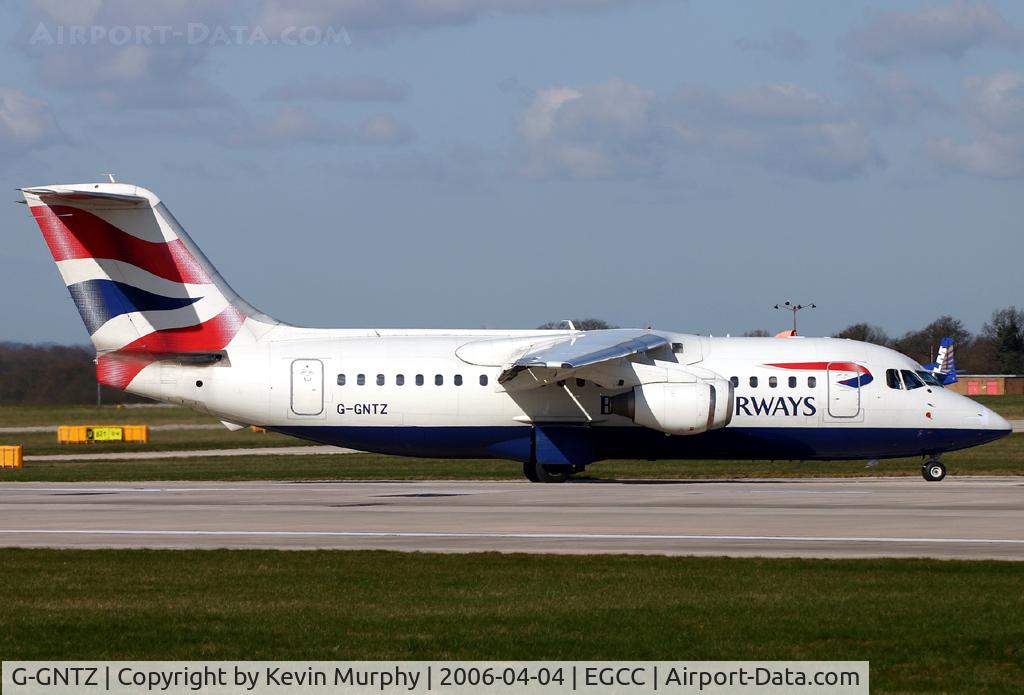 G-GNTZ, 1984 British Aerospace BAe.146-200A C/N E2036, BA's RJ looking good in the sun.