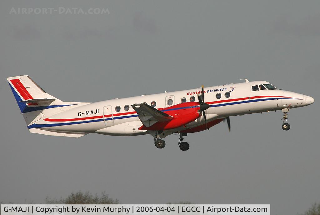 G-MAJI, 1993 British Aerospace Jetstream 41 C/N 41011, Eastern's little Jetstream departing 06L.