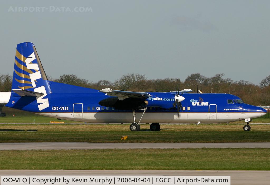 OO-VLQ, 1989 Fokker 50 C/N 20159, VLM's little Fokker F.50 looking good in the sunshine.