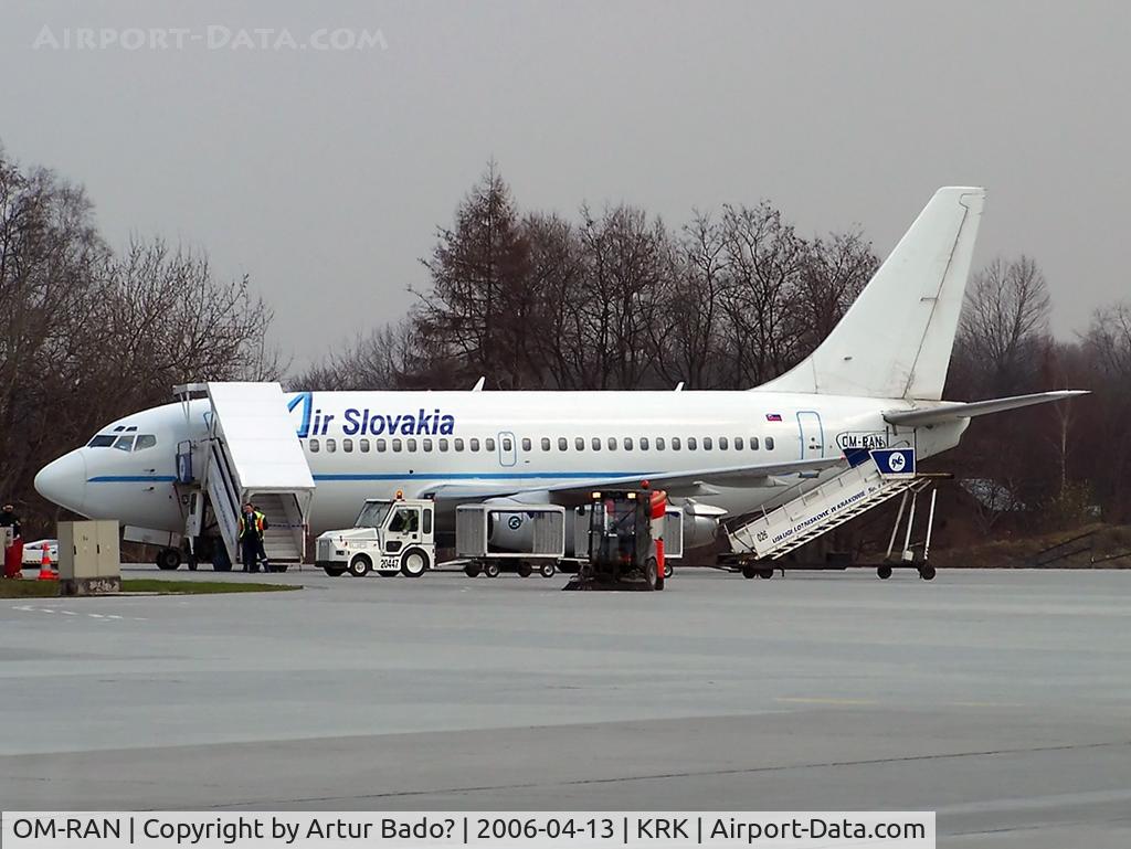 OM-RAN, 1985 Boeing 737-230 C/N 23156, Air Slovakia