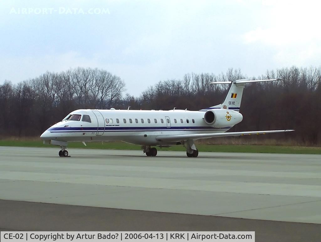 CE-02, 2001 Embraer ERJ-135LR (EMB-135LR) C/N 145480, Belgian Air Force