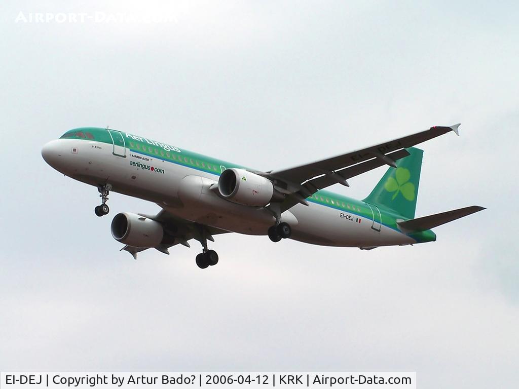 EI-DEJ, 2005 Airbus A320-214 C/N 2364, Aer Lingus - landing rwy 25