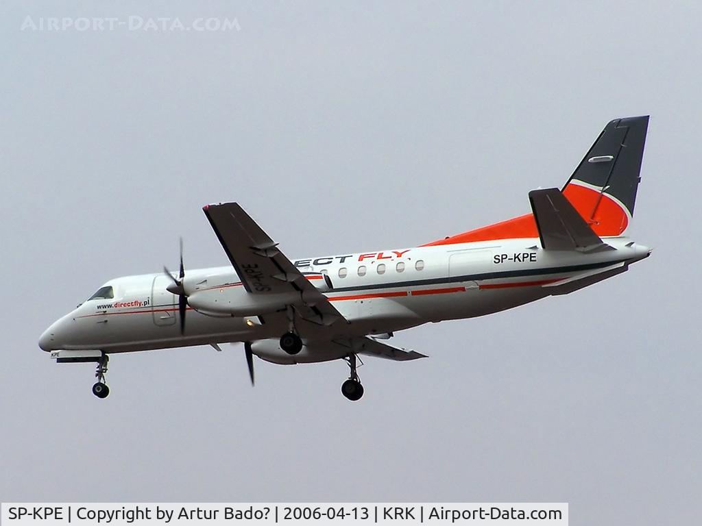 SP-KPE, 1988 Saab 340A C/N 340A-130, Direct Fly - landing on rwy 25