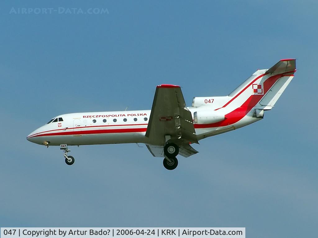 047, 1980 Yakovlev Yak-40 C/N 9021560, Poland Air Force