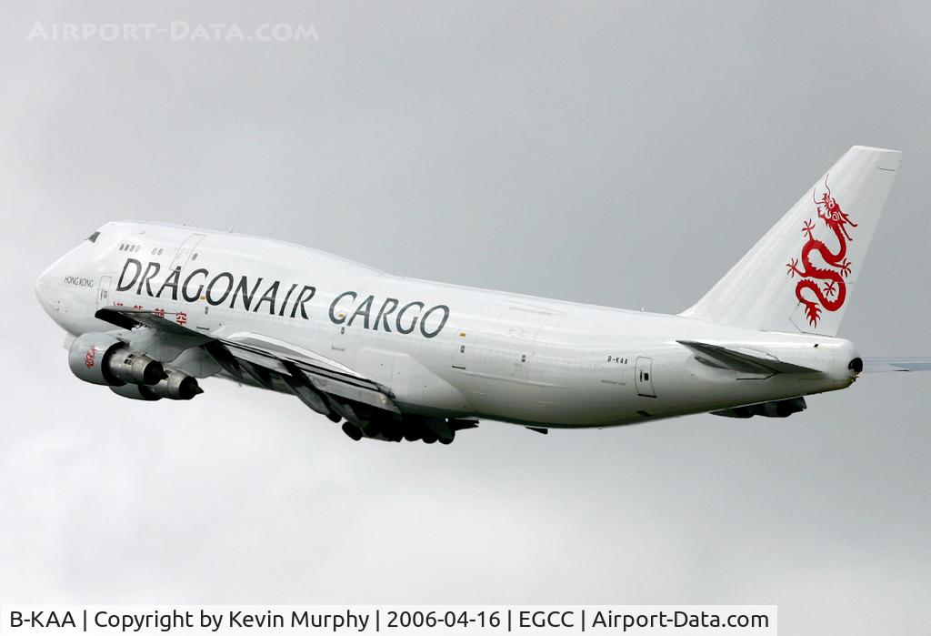 B-KAA, 1987 Boeing 747-312 C/N 23769, One of Dragonairs freight dogs on route back to HKG via AMS.
