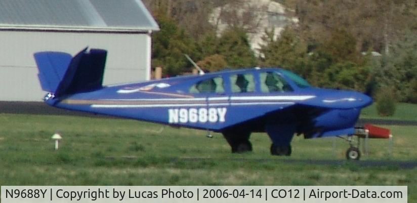 N9688Y, 1963 Beech P35 Bonanza C/N D-7108, Preparation to take off RWY 30