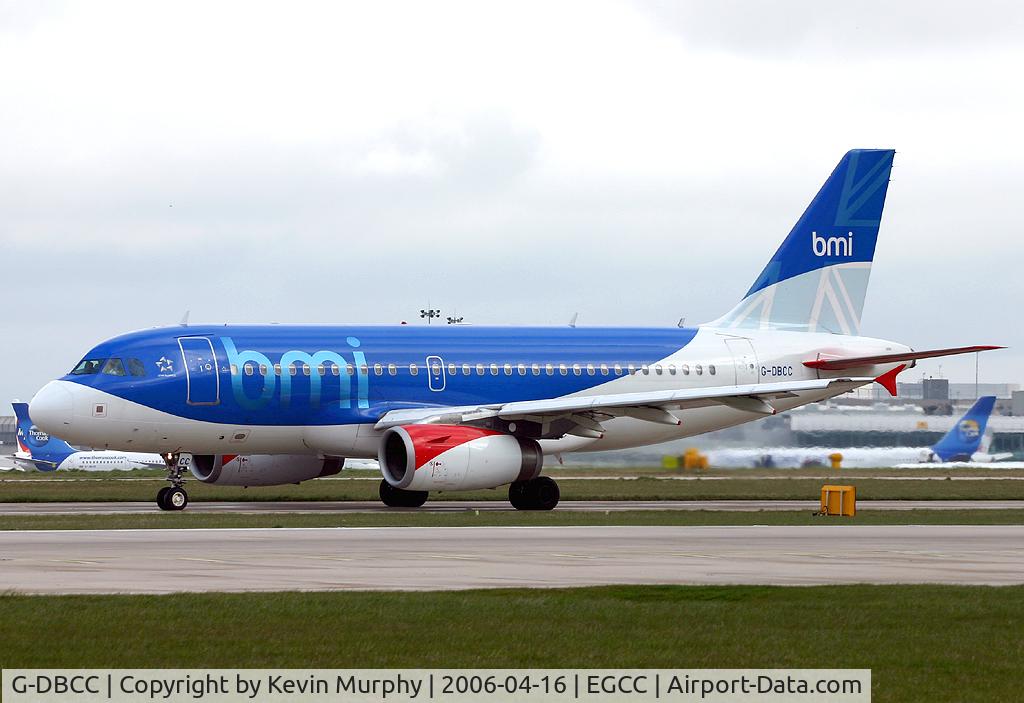 G-DBCC, 2004 Airbus A319-131 C/N 2194, BMI A.319 looking good in the dull weather.