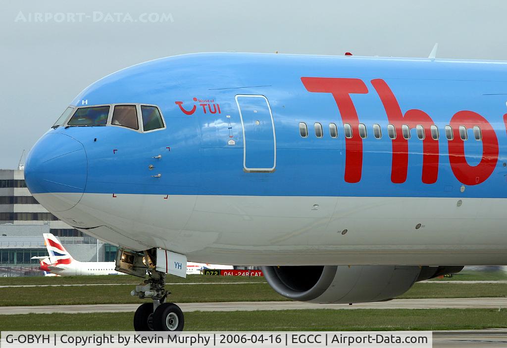 G-OBYH, 1999 Boeing 767-304/ER C/N 28883, Nose shot on this handsome 767.
