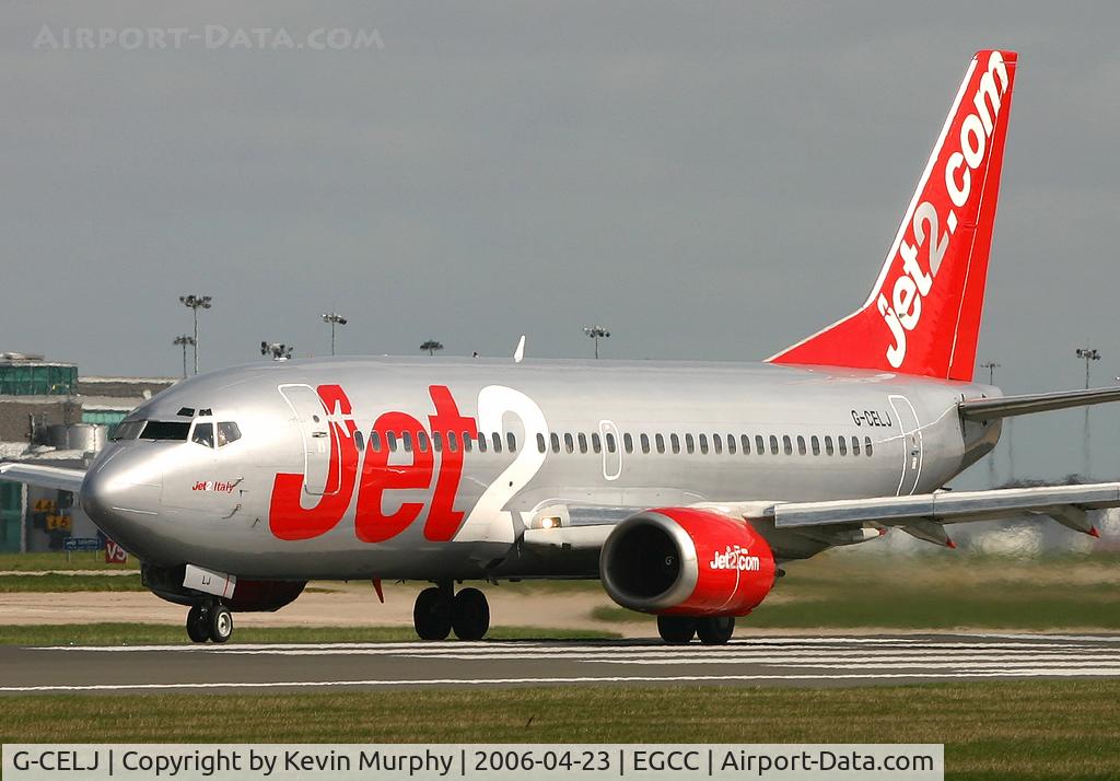 G-CELJ, 1986 Boeing 737-330 C/N 23529, Jet2's 737 waiting for take off.