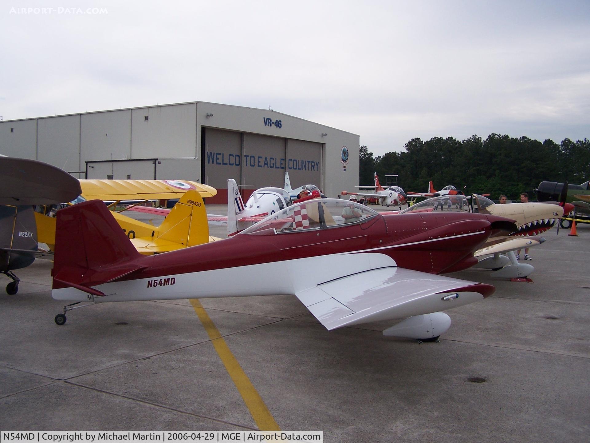 N54MD, 2004 Vans RV-4 C/N 3135, On Display @ NAS Atlanta Air Show