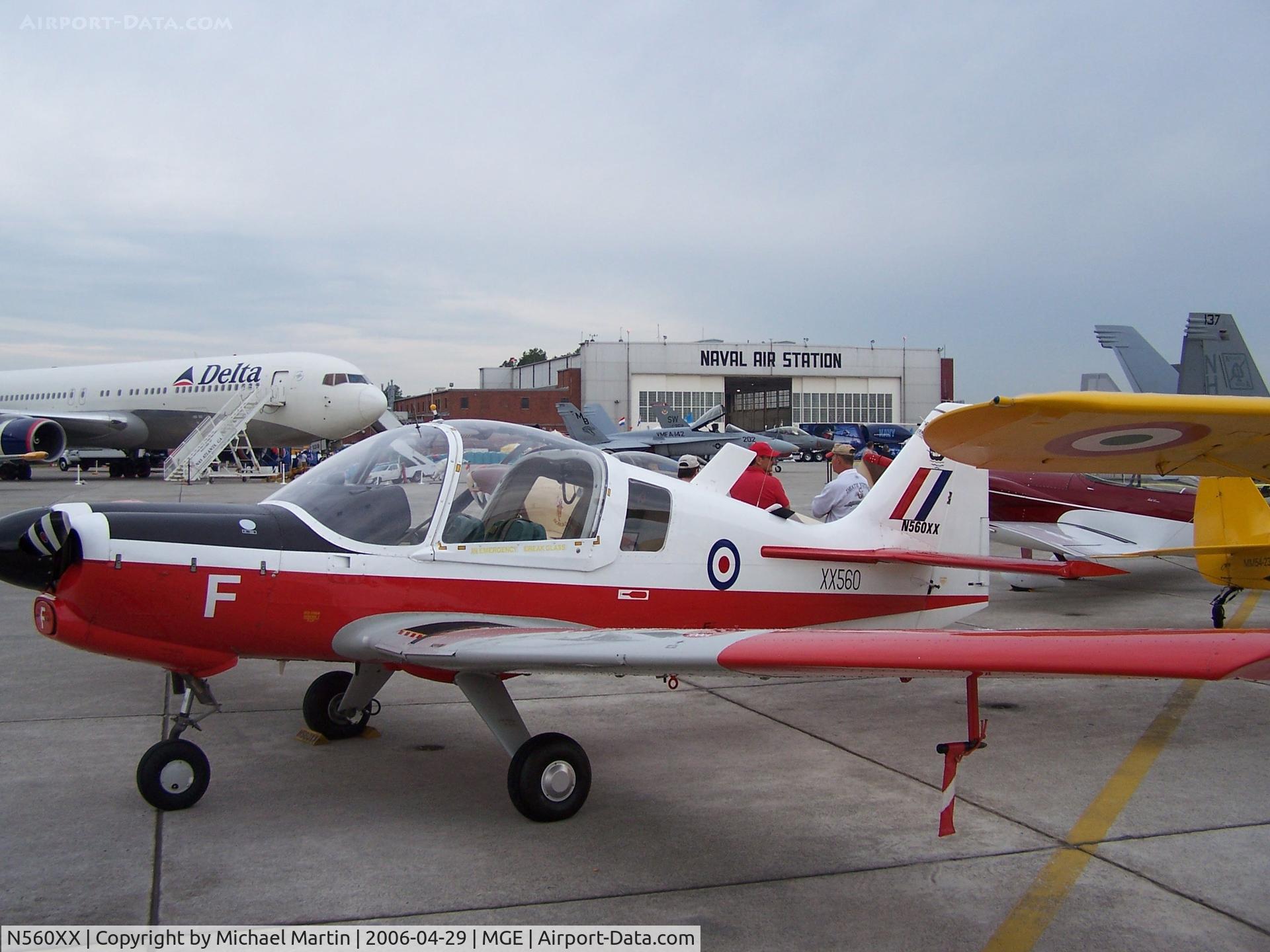 N560XX, 1973 Scottish Aviation Bulldog T.1 C/N BH120/256, On Display @ NAS Atlanta Air Show
