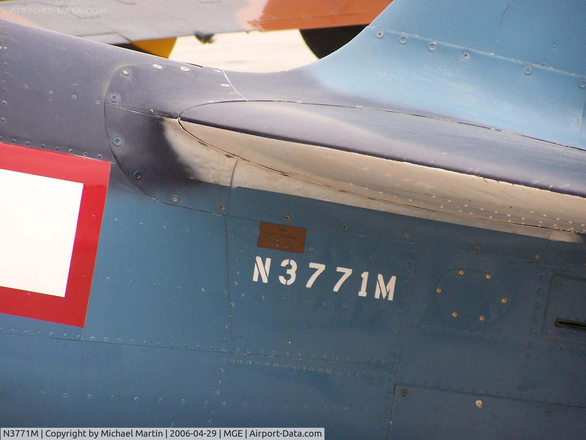 N3771M, North American SNJ-5C (AT-6D) Texan Texan C/N 88-17109, Tail Numbers