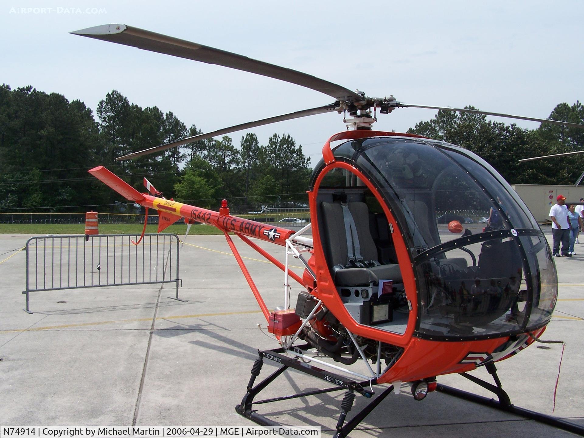 N74914, 1968 Hughes TH-55 C/N 67-15442, On Display @ NAS Atlanta Air Show