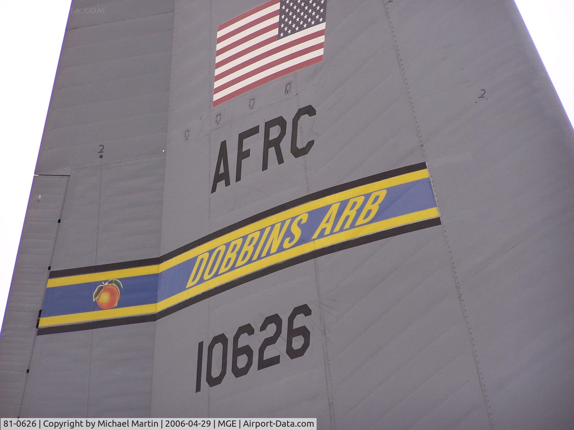 81-0626, 1981 Lockheed C-130H-LM Hercules C/N 382-4939, C-130 On Display @ NAS Atlanta Air Show