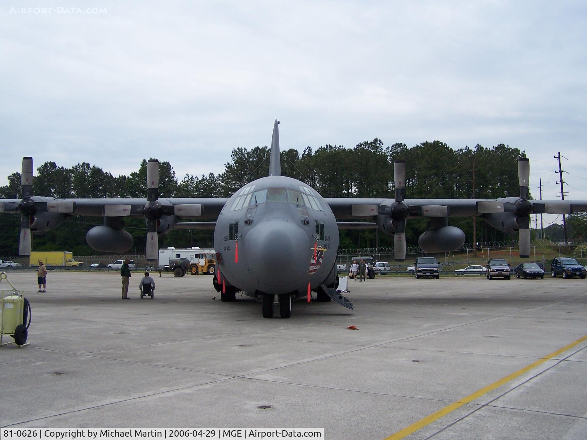 81-0626, 1981 Lockheed C-130H-LM Hercules C/N 382-4939, On Display @ NAS Atlanta Air Show