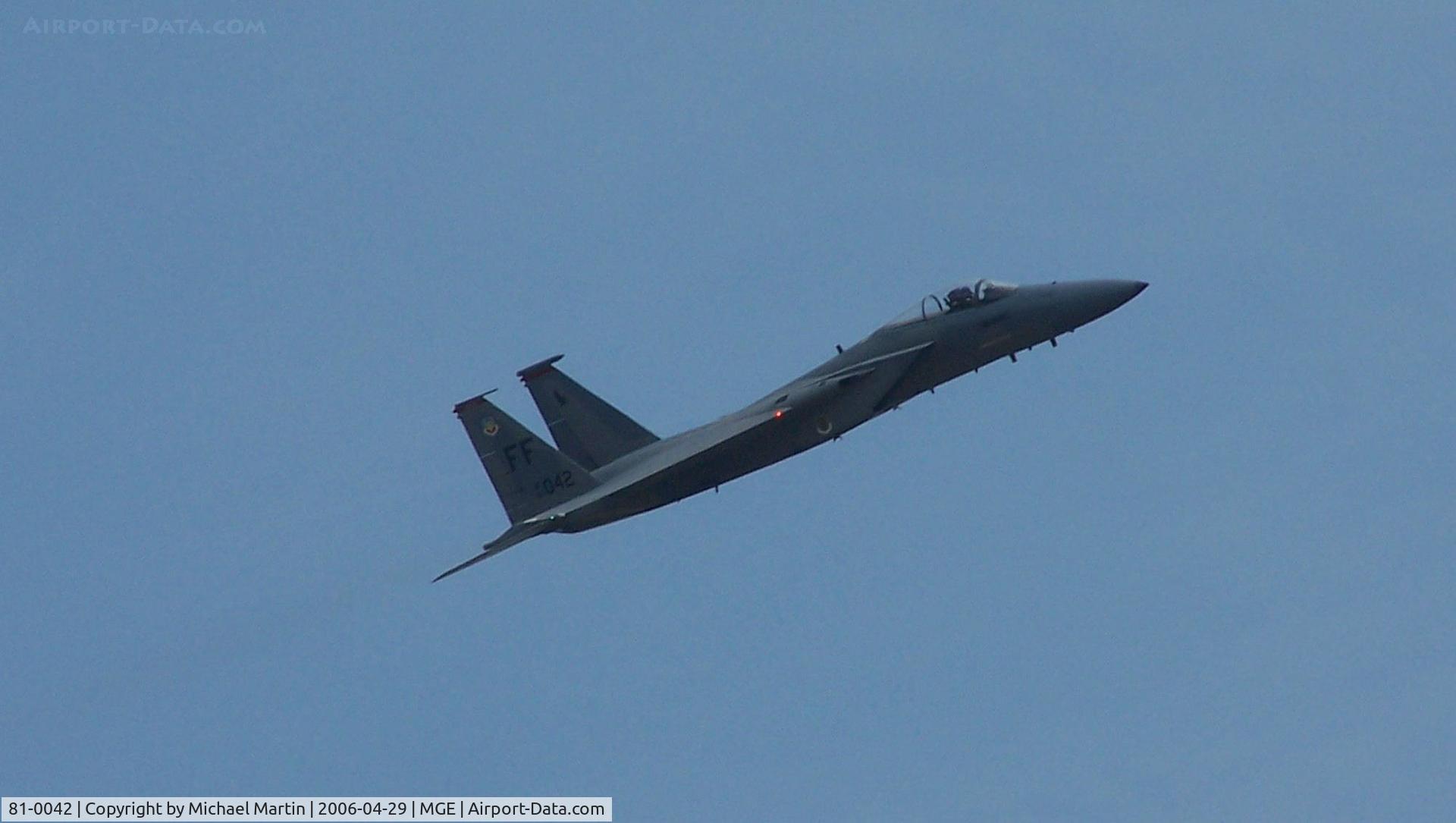 81-0042, 1981 McDonnell Douglas F-15C Eagle C/N 0790/C225, F-15 East Demo Team @ NAS Atlanta Air Show