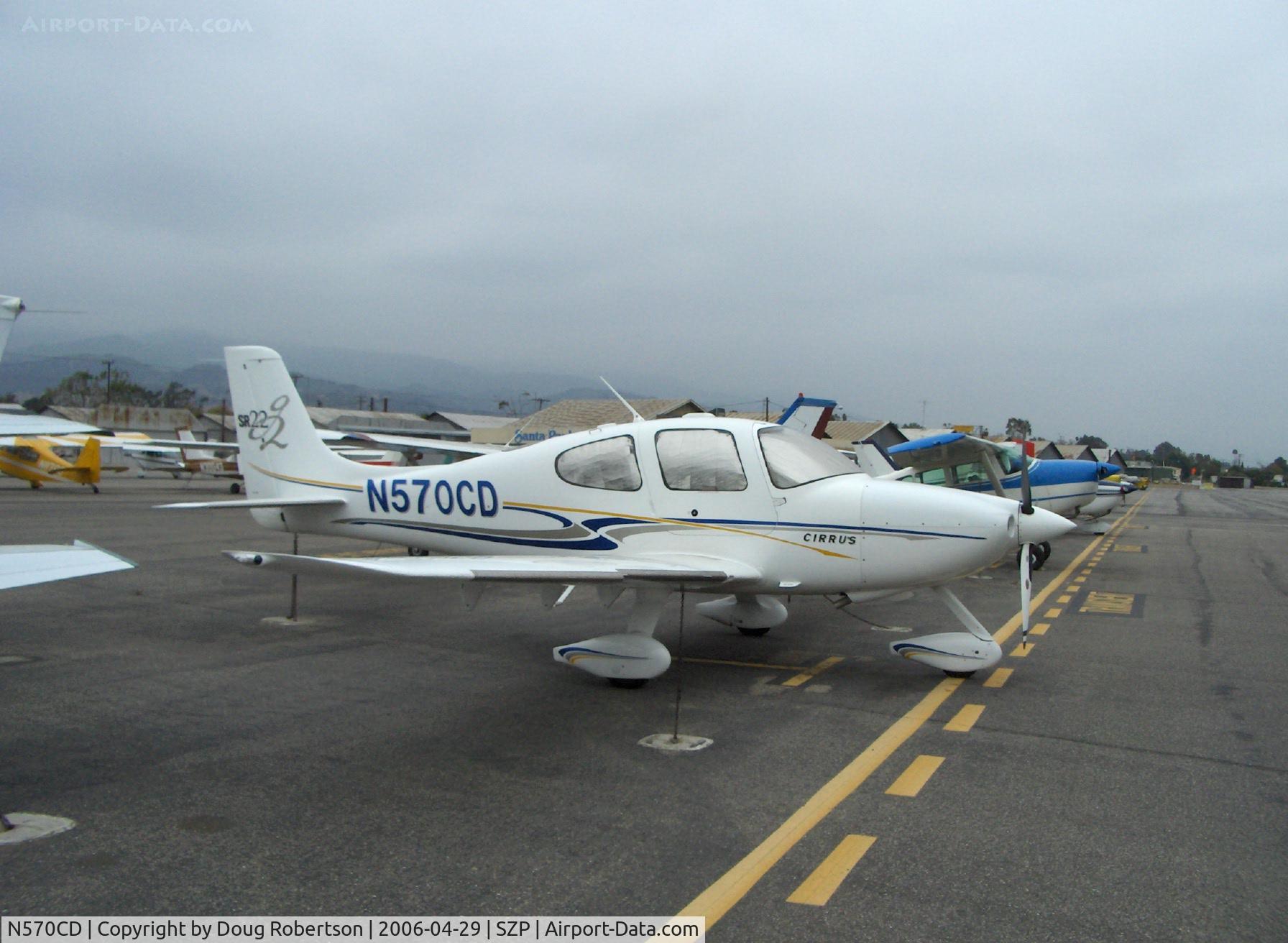 N570CD, 2005 Cirrus SR22 G2 C/N 1340, 2005 Cirrus SR22, Continental IO-550 310 Hp