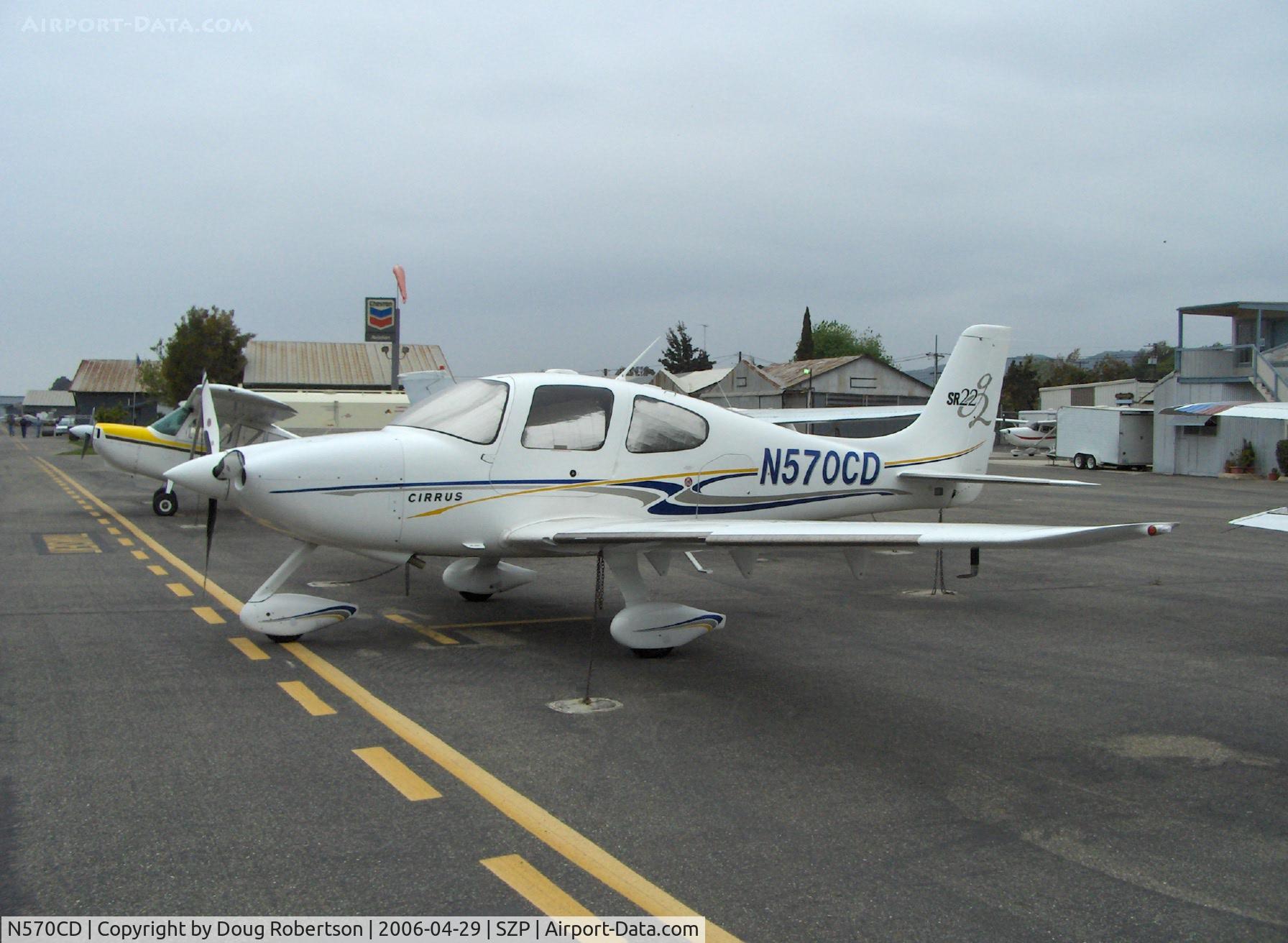 N570CD, 2005 Cirrus SR22 G2 C/N 1340, 2005 Cirrus SR22, Continental IO-550 310 Hp