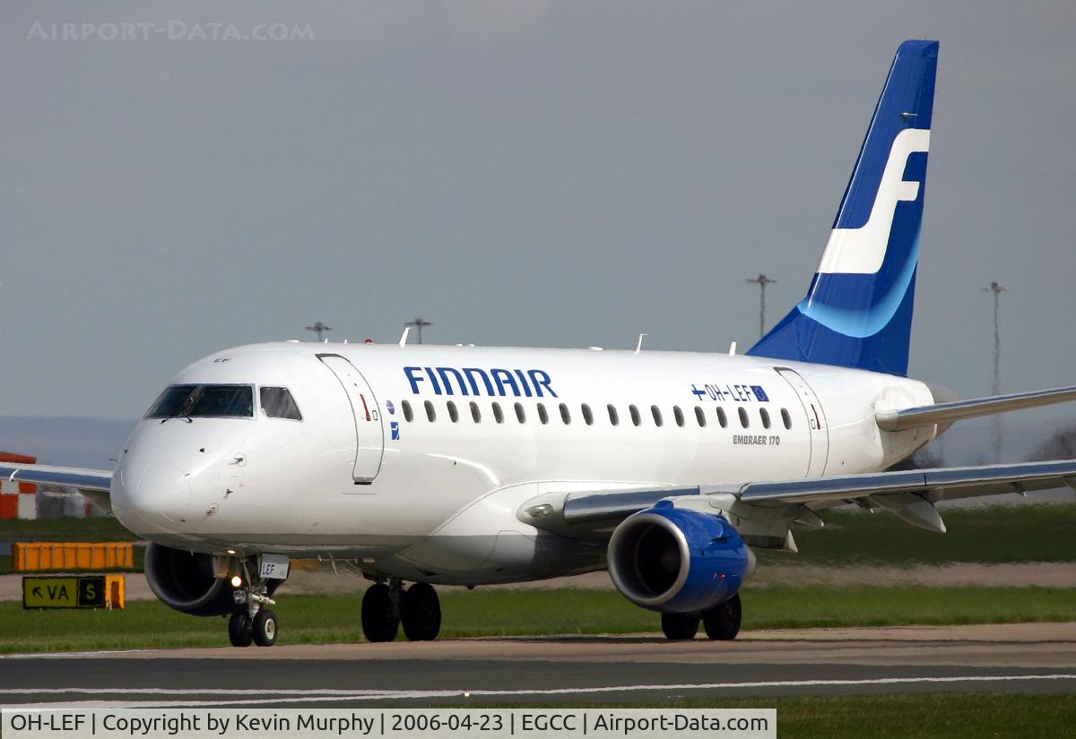 OH-LEF, 2005 Embraer 170LR (ERJ-170-100LR) C/N 17000106, Affectionately called 'Wombles' in Manchester.