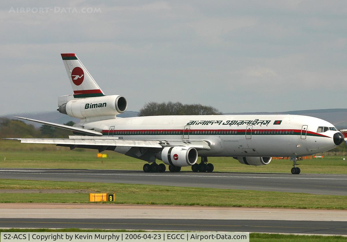 S2-ACS, 1980 McDonnell Douglas DC-10-30 C/N 46543, Bangladeshi old DC-10-30 landing on 24R.