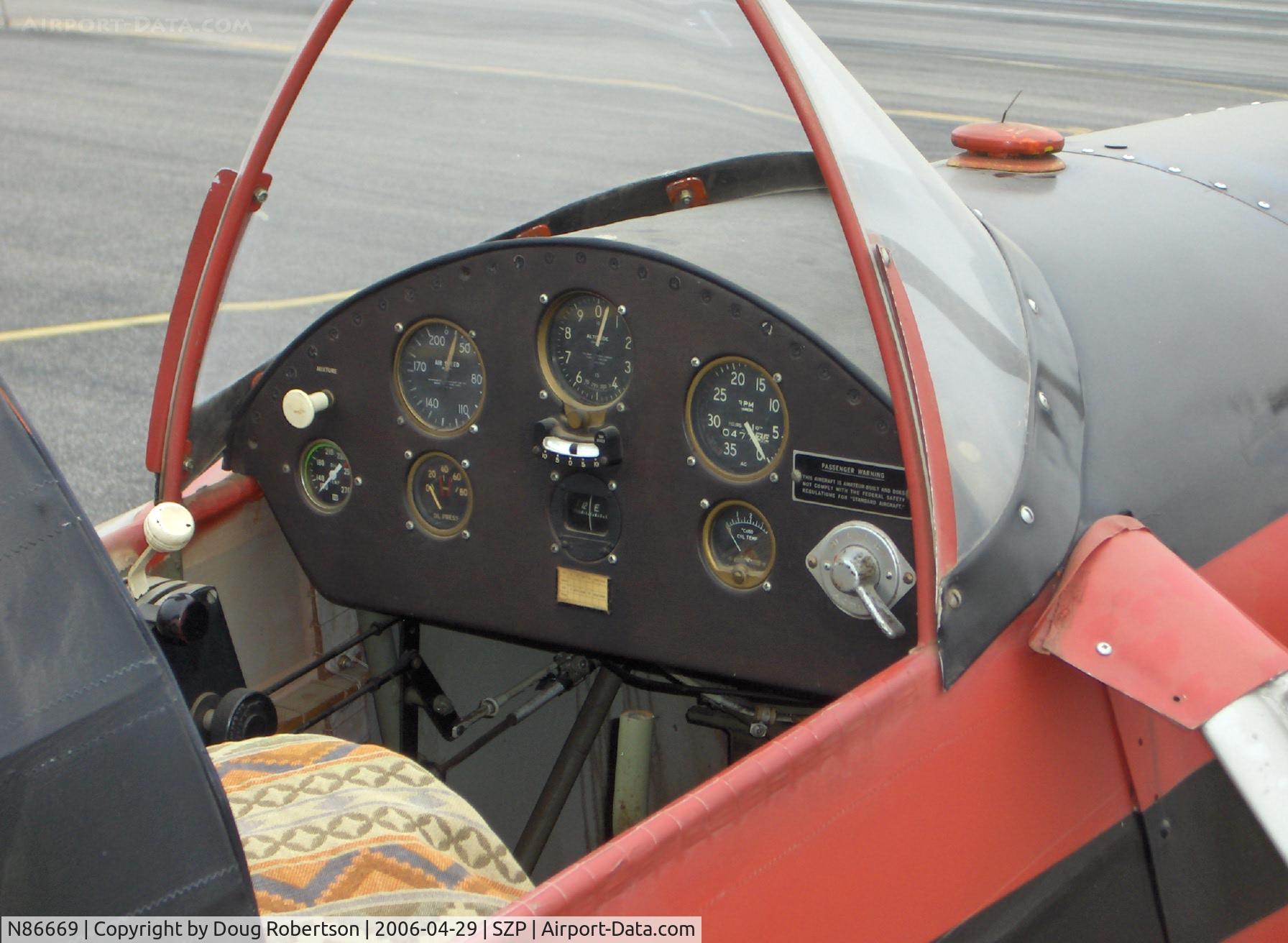 N86669, 1962 Stits SA-3A Playboy C/N P-706, 1962 Stits PLAYBOY SA-3A, Panel