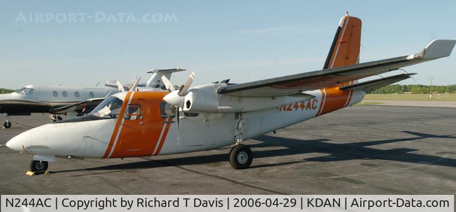 N244AC, 1968 Aero Commander 500 S C/N 1815-21, 1968 Aero Commander 500S in Danville Va.