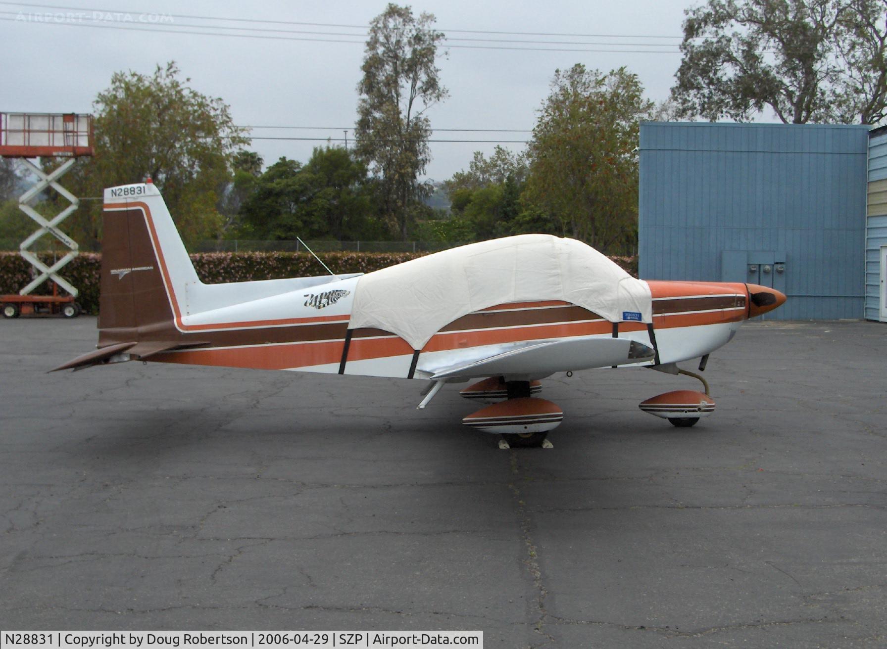 N28831, 1978 Grumman American AA-5B Tiger C/N AA5B0842, 1978 Grumman-American AA-5B TIGER, Lycoming O&VO-360 180 Hp