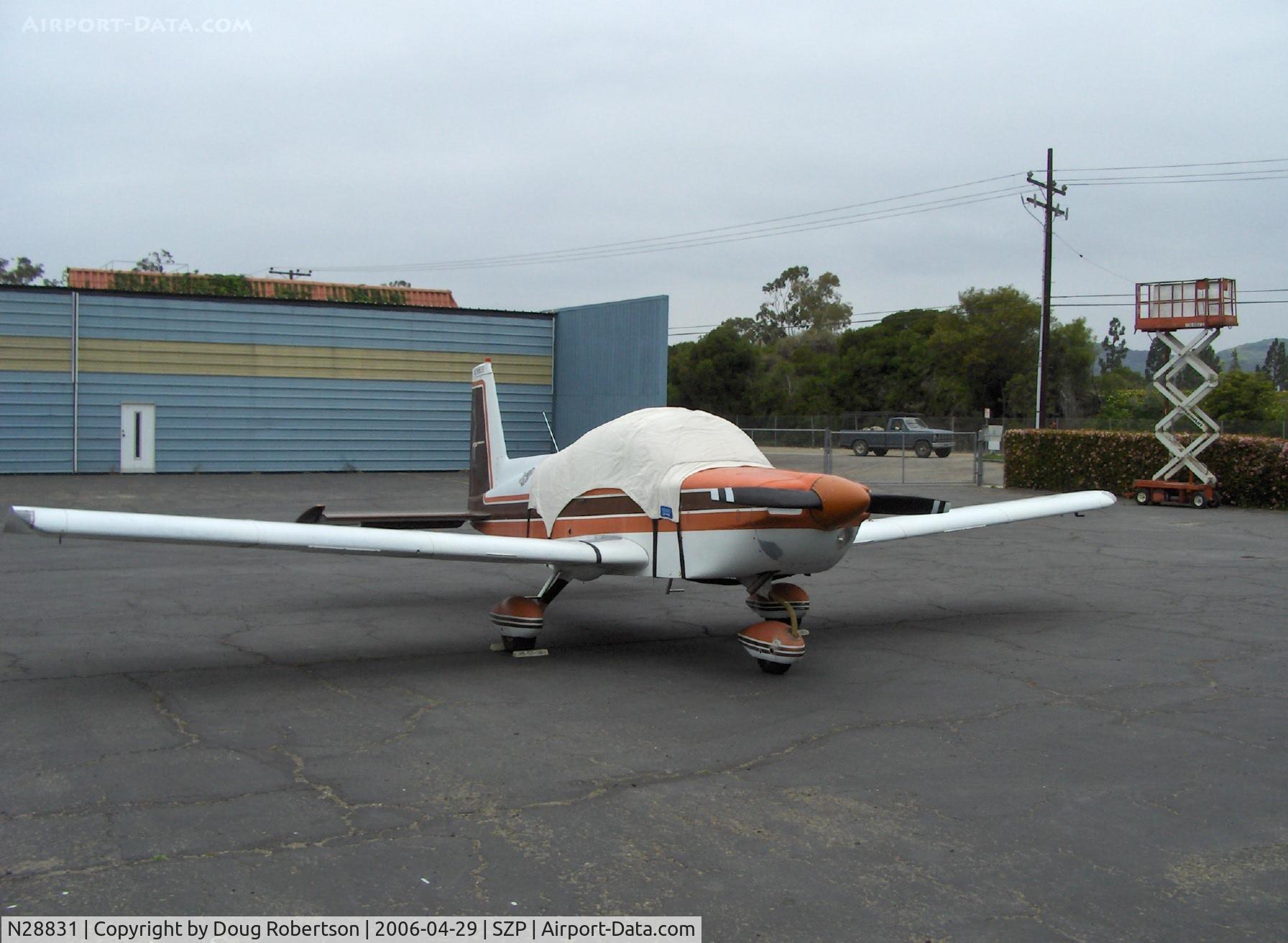 N28831, 1978 Grumman American AA-5B Tiger C/N AA5B0842, 1978 Grumman-American AA-5B TIGER, Lycoming O&VO-360 180 Hp