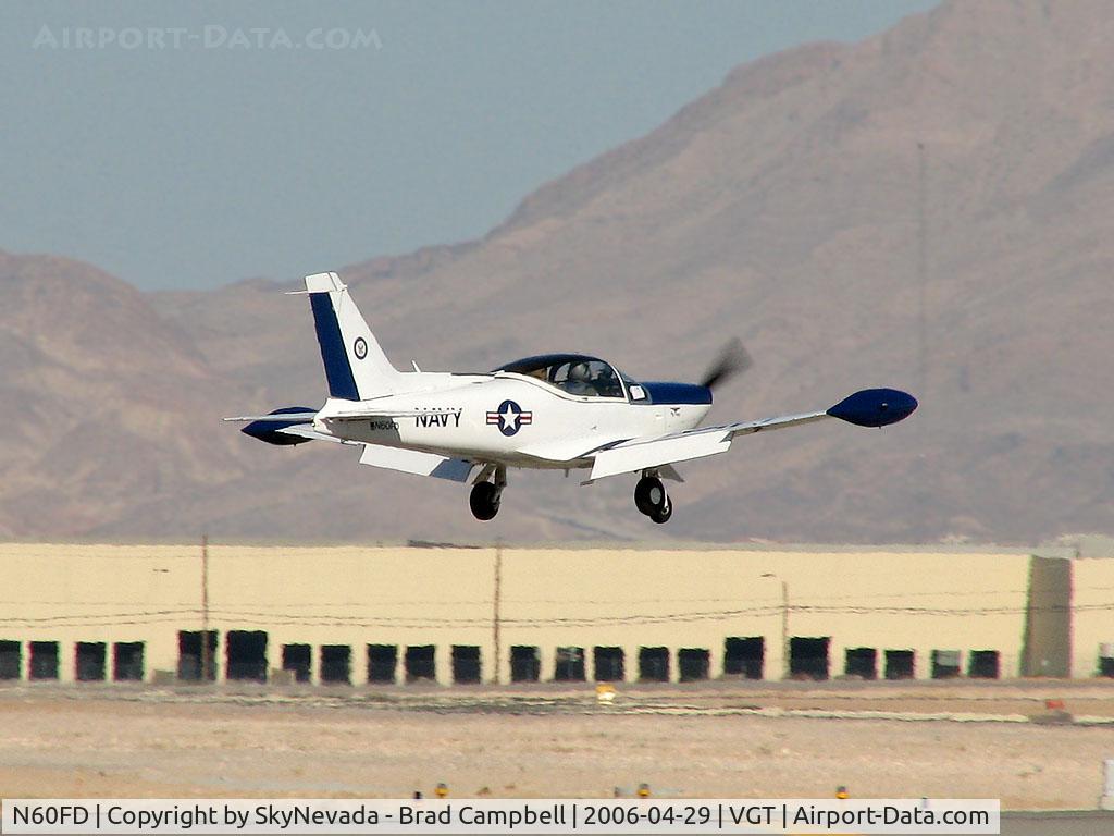 N60FD, 1983 SIAI-Marchetti SF-260 C/N 718, Air Combat USA - Siai-Marchetti SF-260C / 'Navy' aircraft snuck up on my so fast I missed the tail #...you sunk my Battleship!