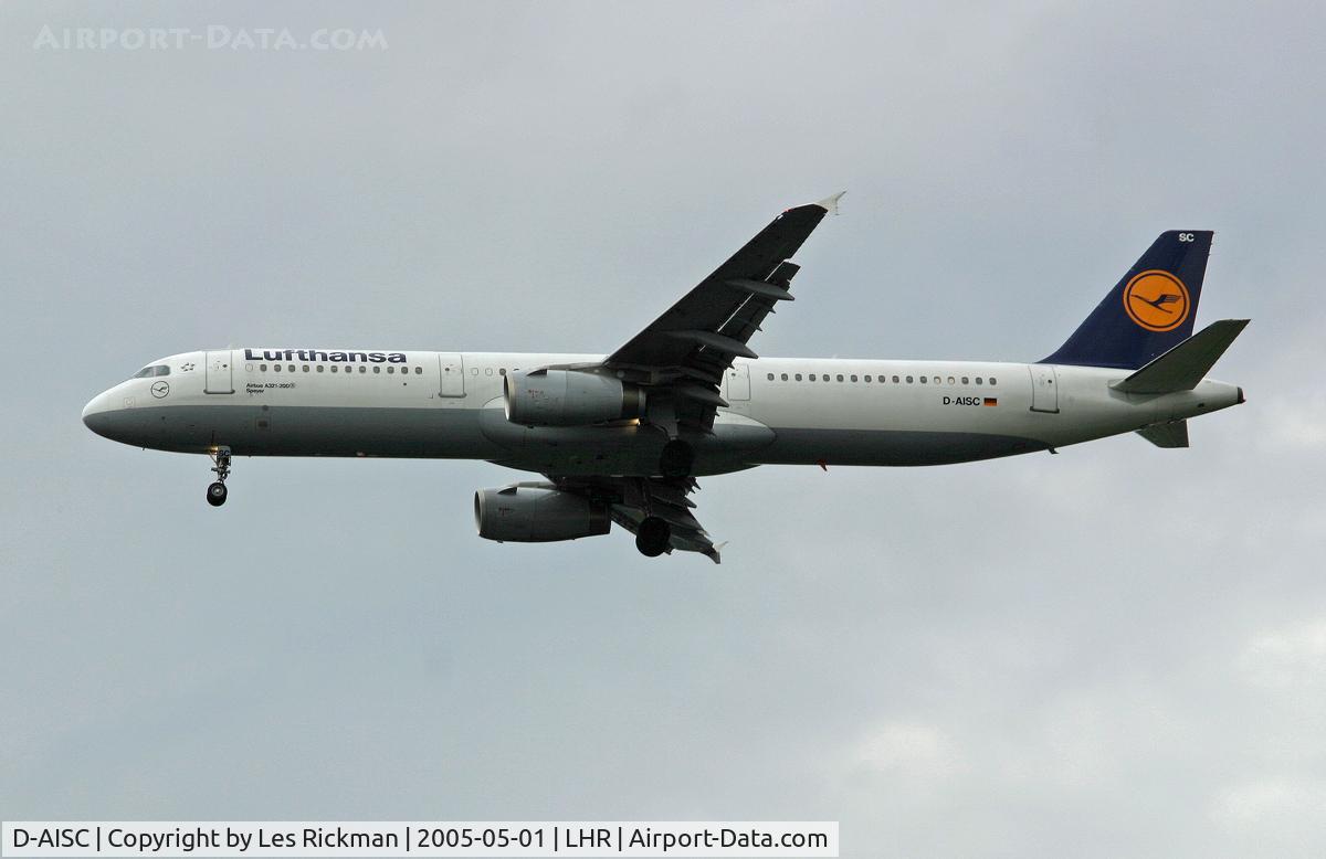 D-AISC, 1999 Airbus A321-231 C/N 1161, Airbus A321 231