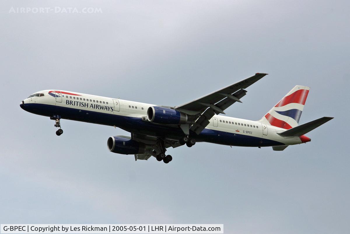 G-BPEC, 1990 Boeing 757-236 C/N 24882, Boeing 757 236