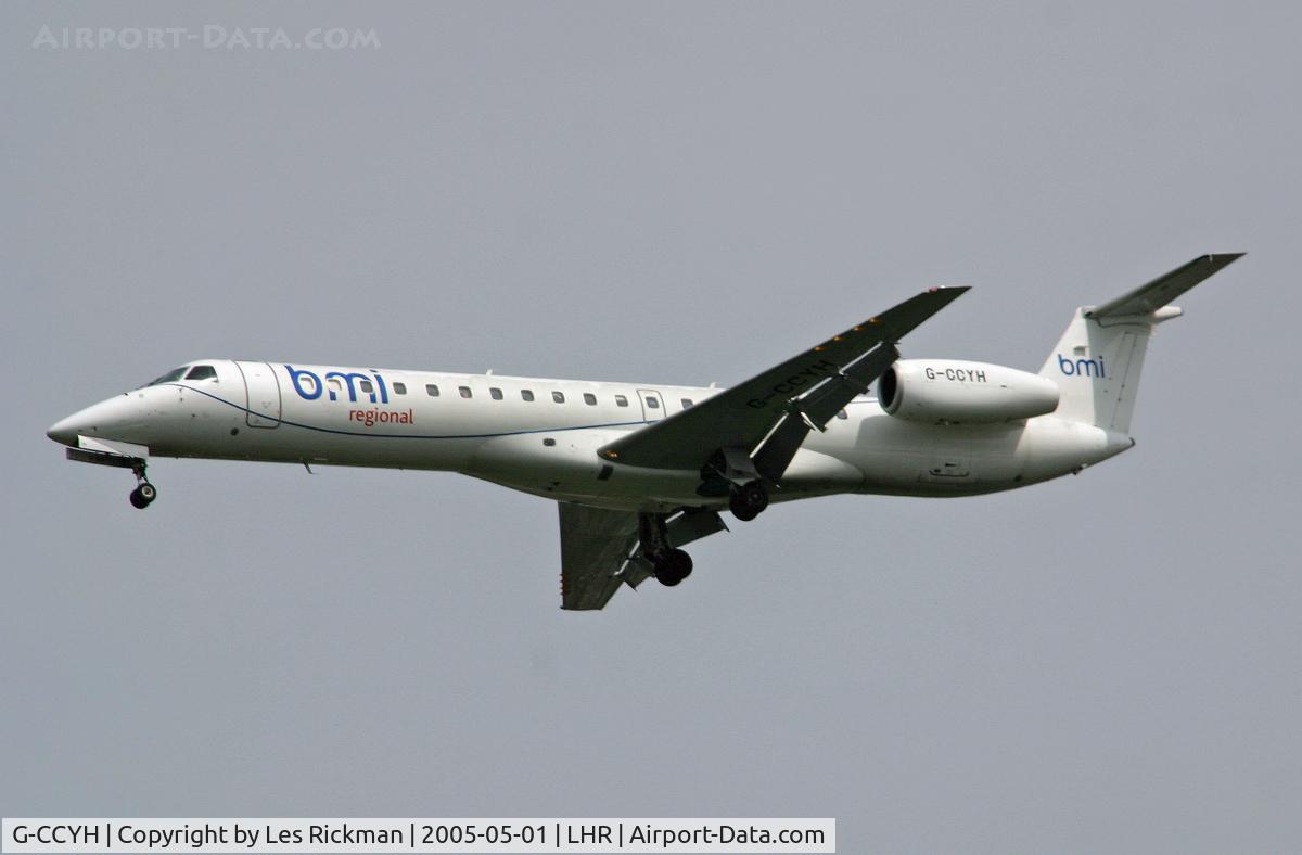 G-CCYH, 1998 Embraer EMB-145EP (ERJ-145EP) C/N 145070, Embraer EMB-145EP