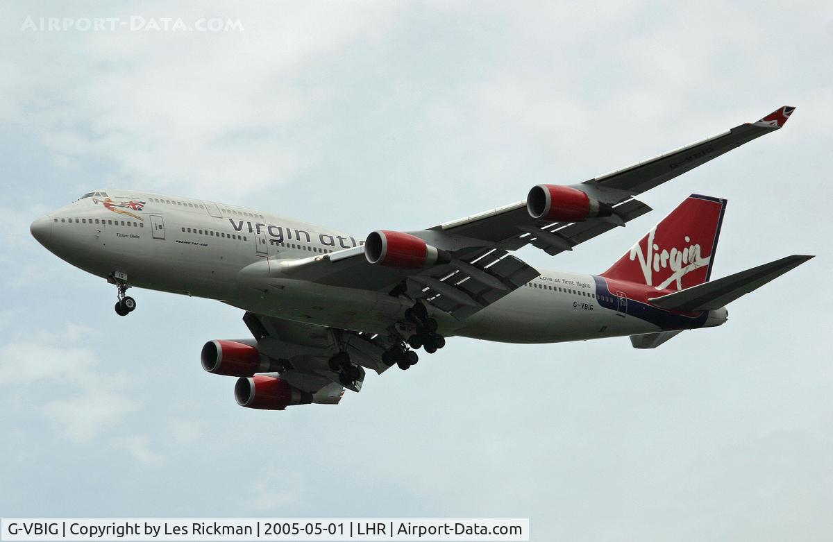 G-VBIG, 1996 Boeing 747-4Q8 C/N 26255, Boeing 747 4Q8