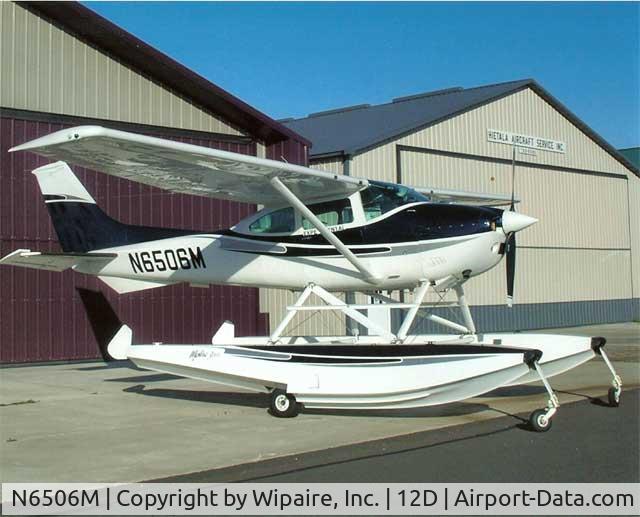 N6506M, 1975 Cessna 182P Skylane C/N 18263735, aircraft on Wipline 3000 anphibs