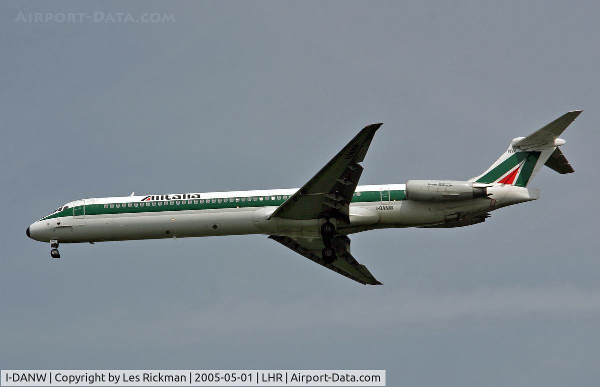 I-DANW, 1992 McDonnell Douglas MD-82 (DC-9-82) C/N 53206, McD Douglas MD 82