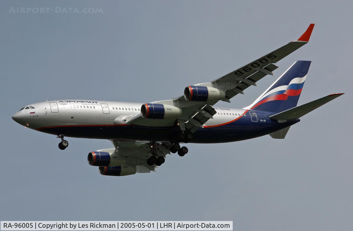 RA-96005, 1991 Ilyushin Il-96-300 C/N 74393201002, IL 96