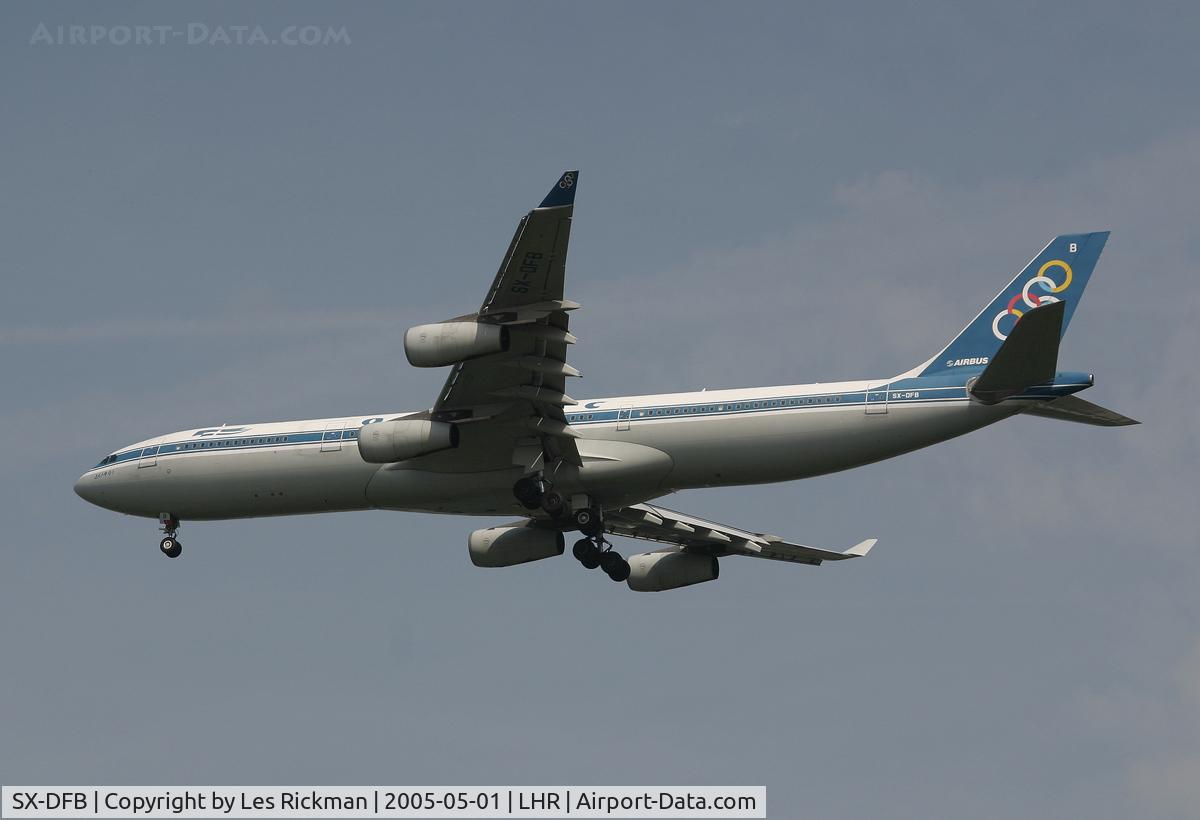 SX-DFB, 1999 Airbus A340-313X C/N 239, Airbus A340 313X