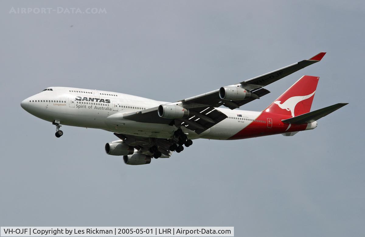 VH-OJF, 1989 Boeing 747-438 C/N 24483, Boeing 747 438