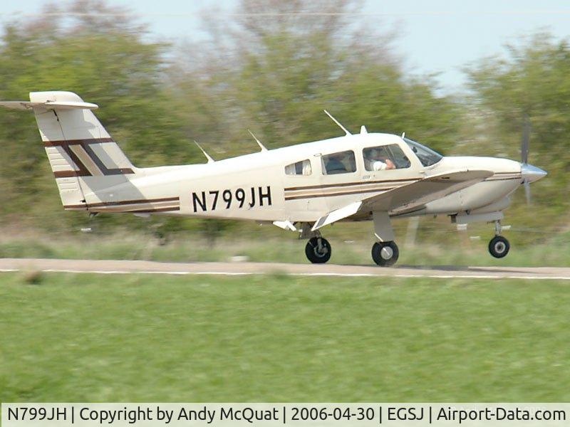 N799JH, 1982 Piper PA-28RT-201T Arrow IV C/N 28R-8231051, Piper PA-28 Landing at Seething EGSJ 30/04/2006