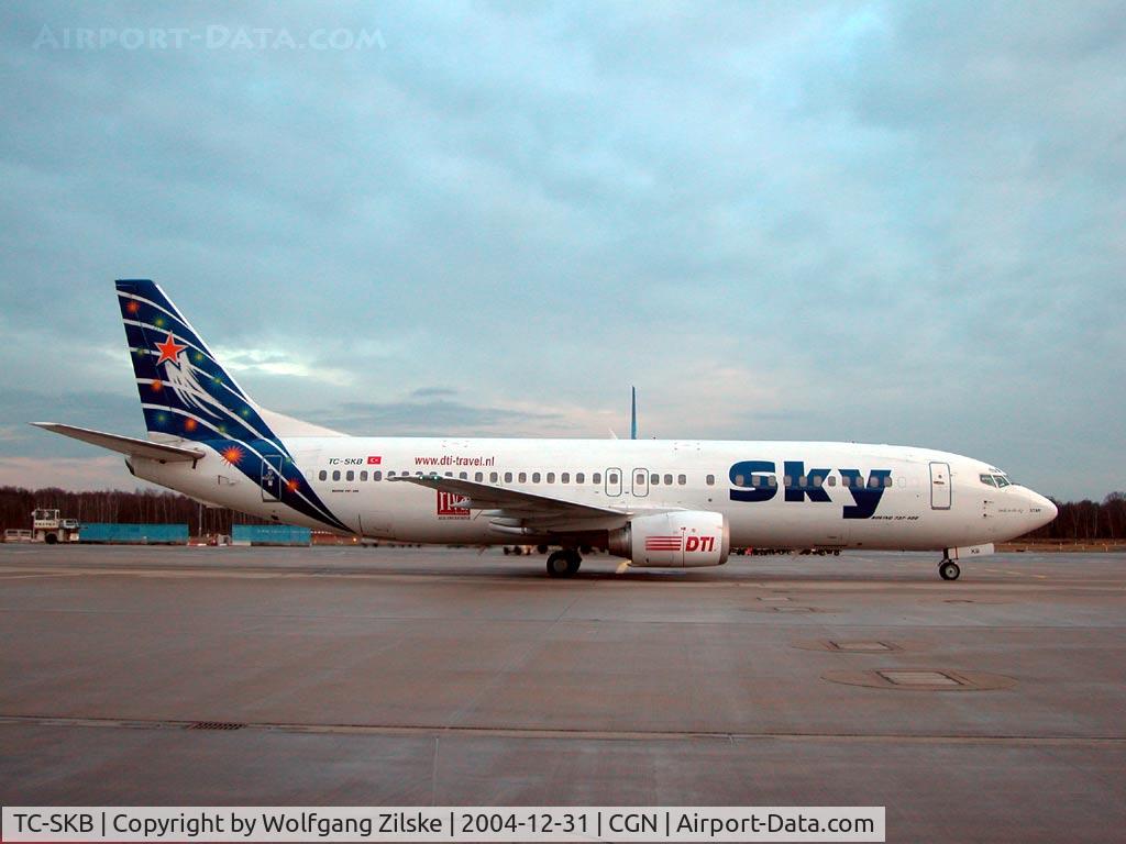 TC-SKB, 1992 Boeing 737-430 C/N 27004, bad weather