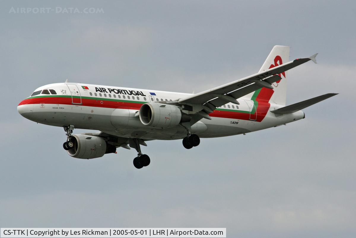 CS-TTK, 1999 Airbus A319-111 C/N 1034, Airbus A319 111