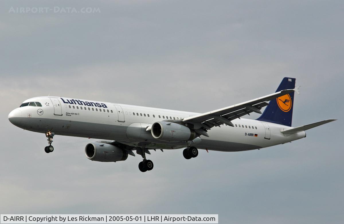 D-AIRR, 1995 Airbus A321-131 C/N 0567, Airbus A321 131