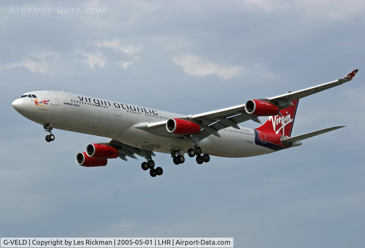 G-VELD, 1998 Airbus A340-313X C/N 214, Airbus A340 313
