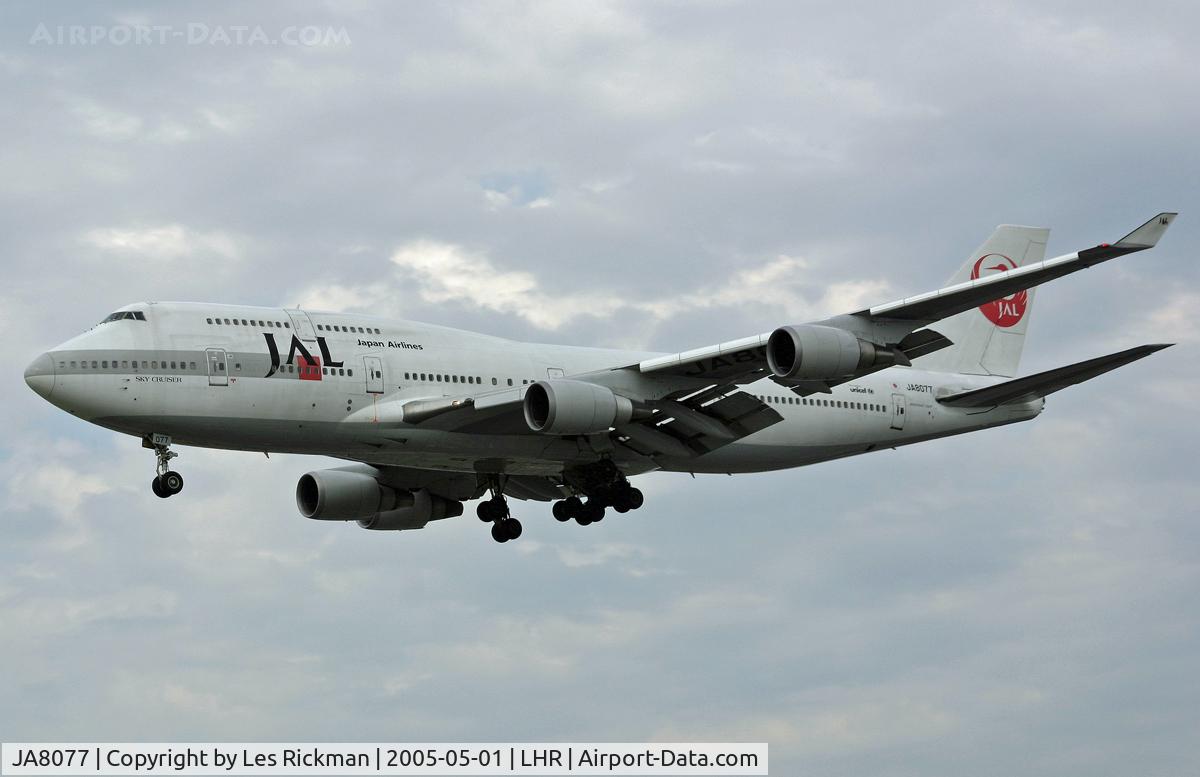 JA8077, 1990 Boeing 747-446 C/N 24784, Boeing 747 446