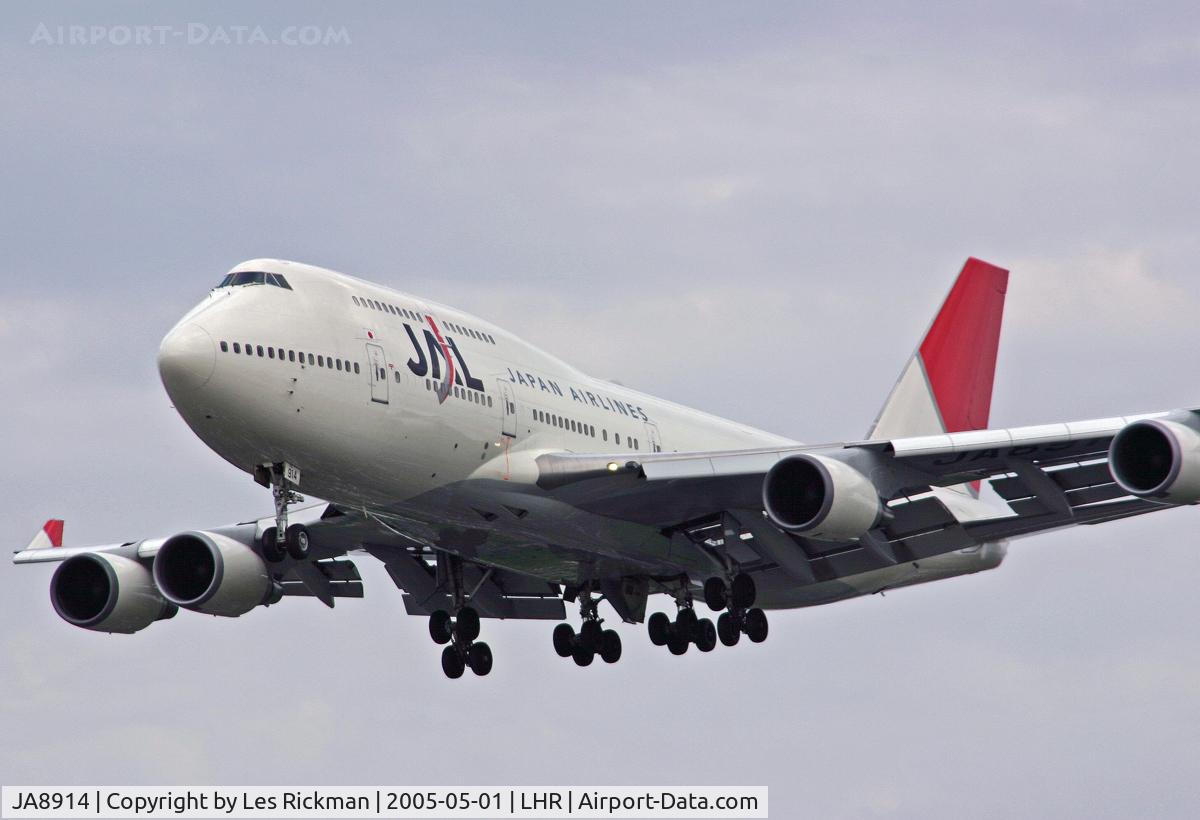 JA8914, 1998 Boeing 747-446 C/N 26360, Boeing 747 446