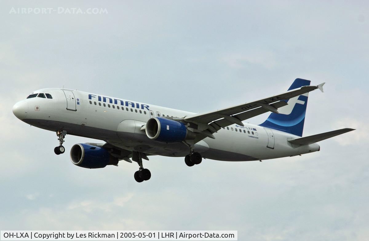 OH-LXA, 2001 Airbus A320-214 C/N 1405, Airbus A320 214