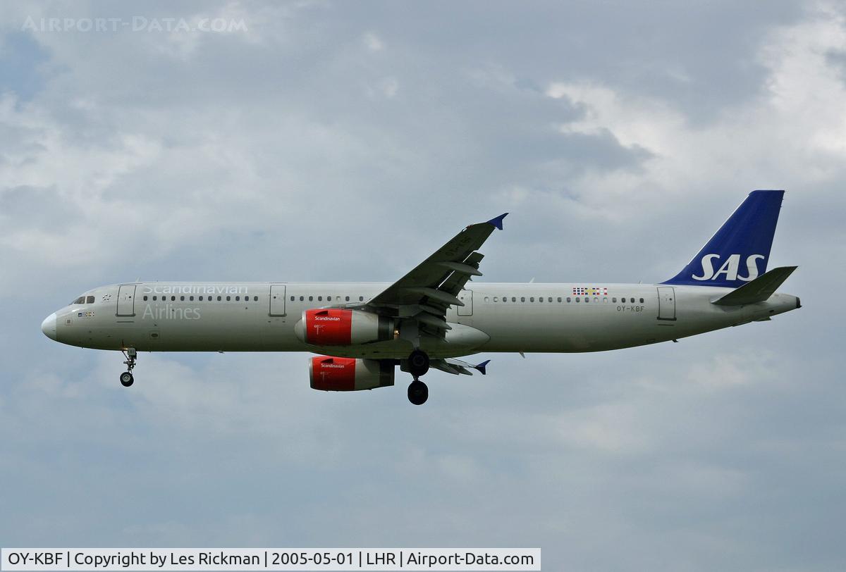 OY-KBF, 2002 Airbus A321-232 C/N 1807, Airbus A321 231
