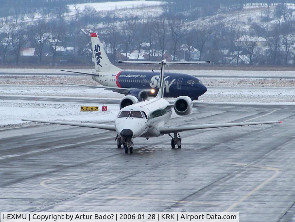 I-EXMU, 2000 Embraer ERJ-145LR (EMB-145LR) C/N 145316, Alitalia - Embraer 145 vs. marshal air