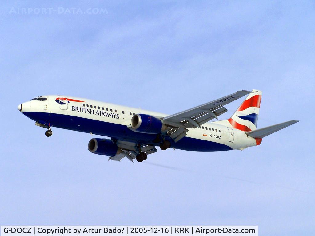 G-DOCZ, 1993 Boeing 737-436 C/N 25858, British Airways - Boeing 737-436